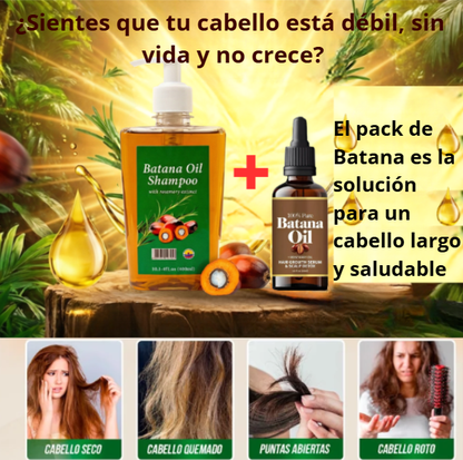 Pack Shampoo de Batana con romero + Aceite de Batana